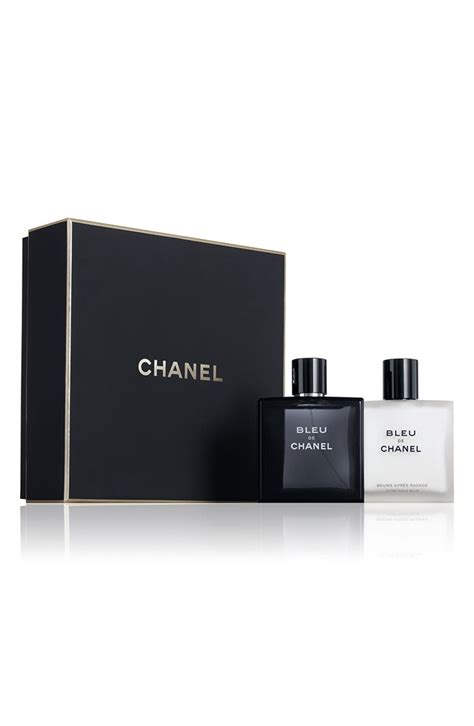 bleu chanel men set|Chanel bleu for men aftershave.